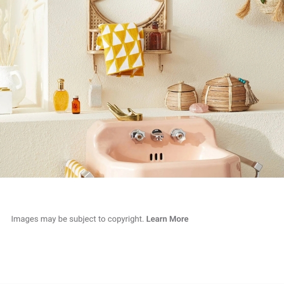 Opalhouse Mirror with basket Rattan material - Picture 6 of 7